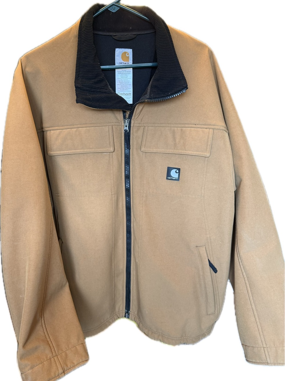 Carhartt J176 BRN Brown Soft Shell Traditional Jacket XL Workwear